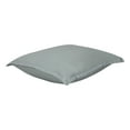 thumbnail image 4 of Delara GOTS Certified 100% Organic Cotton 2 Inch Flange Euro Sham Set of 2, 26"X26", Mitzi Grey, 4 of 4
