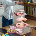thumbnail image 3 of 1 Set of Tea Set Toys Simulation Tea Set Prop Decorative Tea Set Cartoon Tin Tea Party Toy Set, 3 of 6