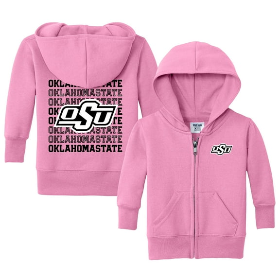 Infant Chad & Jake Pink Oklahoma State Cowboys Retro Full-Zip Hoodie