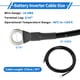 thumbnail image 3 of 1 Pc Cable Inversor de Batería 10 AWG Gauge 9FT 5/16" Lug Cable de Batería Universal para Automóvil Vehículo Barco RV Solar Cobre Estañado Negro, 3 of 7