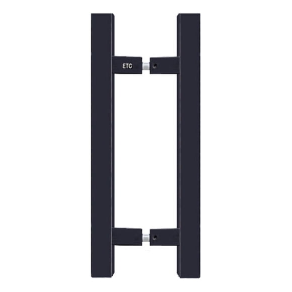 Jaladera Tipo H Cuadrada 30 Cm Acero Inoxidable