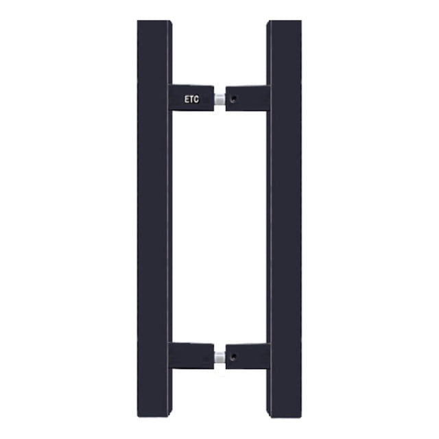 Jaladera Tipo H Cuadrada 30 Cm Acero Inoxidable