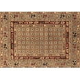 thumbnail image 1 of Ahgly Company Indoor Rectangle Oriental Brown Industrial Area Rugs, 2' x 3', 1 of 4