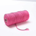 thumbnail image 2 of Cuerda trenzada de algodón 100 % natural de 1/12", 1/8", 1/6", 1/5" (rojo rosa, 3 mm (1/8 de pulgada x 328 pies)), 2 of 2