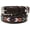 Dark Brown, variant on Medium 17''- 21'' Soft Genuine Leather Beaded Padded Dog Puppy Collar  60RT11LG