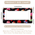 thumbnail image 3 of 1 Pcs Tasty Cupcakes License Plate Frame, License Plate Cover for Car Decorative Parts, Aluminum License Plate Bracket Holder Rust-Proof Weather-Proof for US Standard Car, 3 of 9