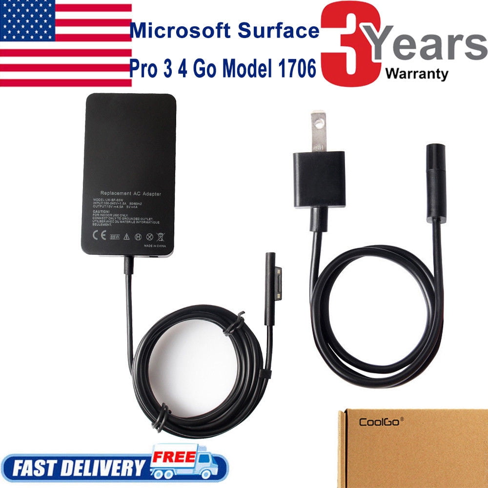 For Microsoft Surface Book Pro 3 Pro 4 1706 Charger 65W Power Supply