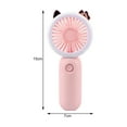 thumbnail image 6 of Fairnull Mini Fan Mute Rechargeable ABS Shell Students Mini USB Desk Fan with LED Light for Daily Use, 6 of 8