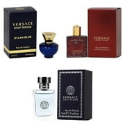Versace Dylan Blue Femme EDP, Eros Flame EDP, Pour Homme EDT - 5ml 3PK Kit
