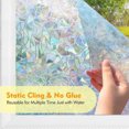 thumbnail image 2 of Window Privacy Film, Rainbow Window Clings 3D Decorative Window Vinyl Static Cling Window Sticker for Bathroom Door Vinyl Frosting Stickers, 45x200cm, 2 of 9