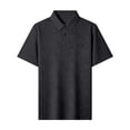 thumbnail image 4 of JOANKDMI Jacquard Shirts for Men Short Sleeve Casual Golf Tops Subtle Pattern Lightweight Breathable Athletic Tennis Shirt Classic Fit Summer Activewear, M-4XL, 4 of 7
