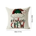 Off Promotions! Throw Pillows Christmas Linen Pillow Cover Cushion