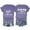 Purple, variant on Womens Basic T Shirt Crew Neck Heart Letter Print Casual Slim Fit Workout Shirts Tops
