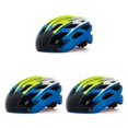 thumbnail image 4 of Wosthever Casco de bicicleta ligero para hombres adultos Protección de seguridad y portabilidad Combinado Ajustable Azul Amarillo Tamaño libre Type1 NO1, 4 of 6
