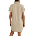 thumbnail image 2 of Rosvigor Women Swimsuit Cover up Shirt Dress Women Button Down Bathing Suit Beachwear Sun Protection Blouse, 2 of 8