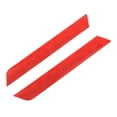 thumbnail image 1 of Miangastore 1 Pair Red PVC Bumper Sticker for Car Rear Bumper Protection 7.9x0.98x0.04in, 1 of 8