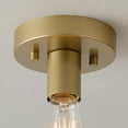 thumbnail image 6 of Better Homes & Gardens 1Light Flush Mount, Burnished Brass, Bulb Not Included, 6 of 8