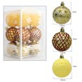 thumbnail image 3 of Xihbxyly Bolas Navideñas Decorativas de 8 Cm, de Plástico Resistente, Fáciles de Colgar, Ideales para Decorar El Hogar, Tiendas y Hoteles, Ideales para Celebraciones Navideñas., 3 of 5