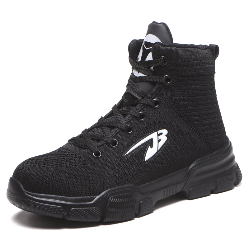 Men's Safety Shoe Steel Toe Work Boots Light Anti-puncture Construction Footwear 