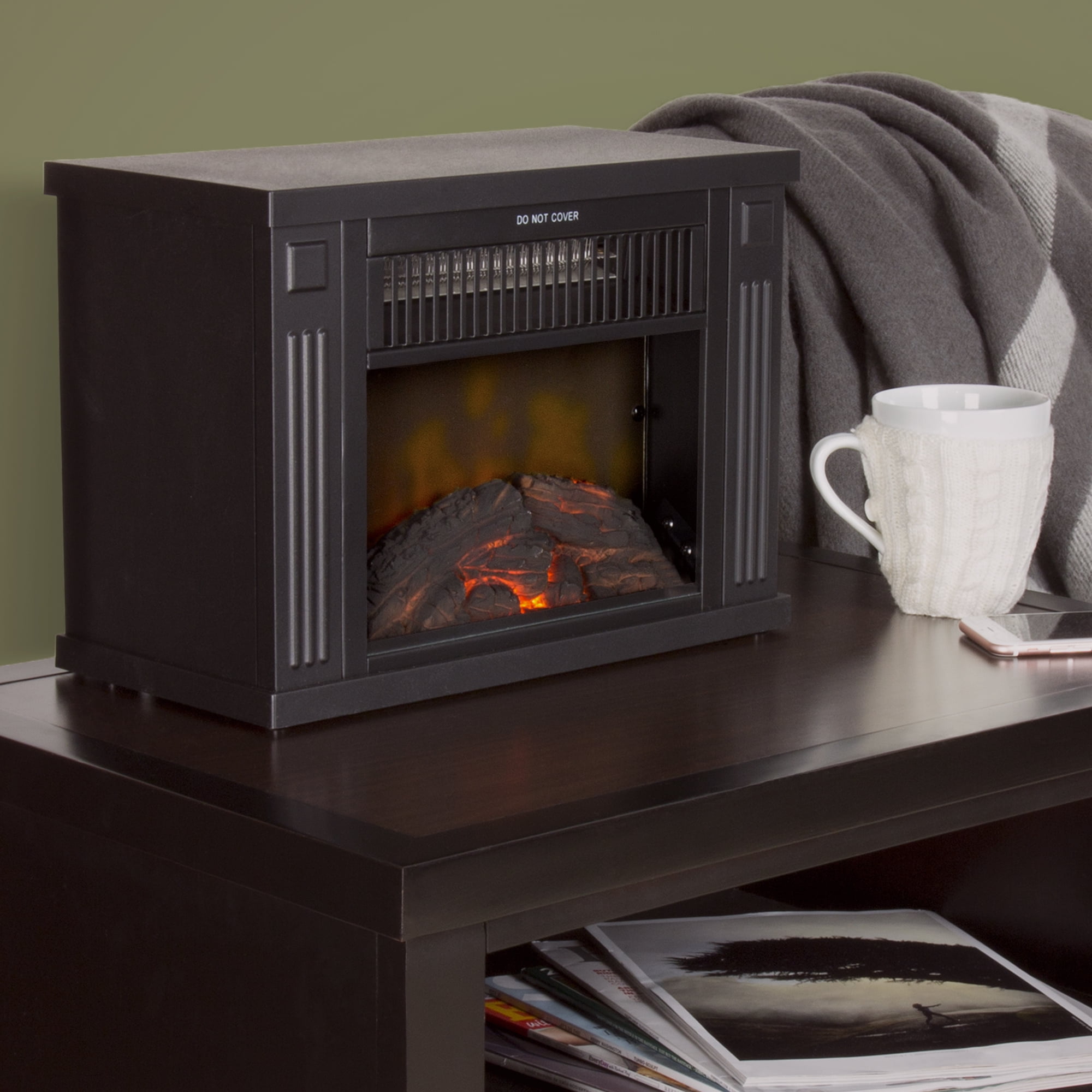Northwest 13" Portable Mini Electric Fireplace Heater