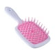 thumbnail image 3 of Peine Con Cojín Aire Dientes Anchos Cepillo para El Salón Masaje Del Cuero Cabelludo ( ) Blanco Y Rosa, 3 of 8
