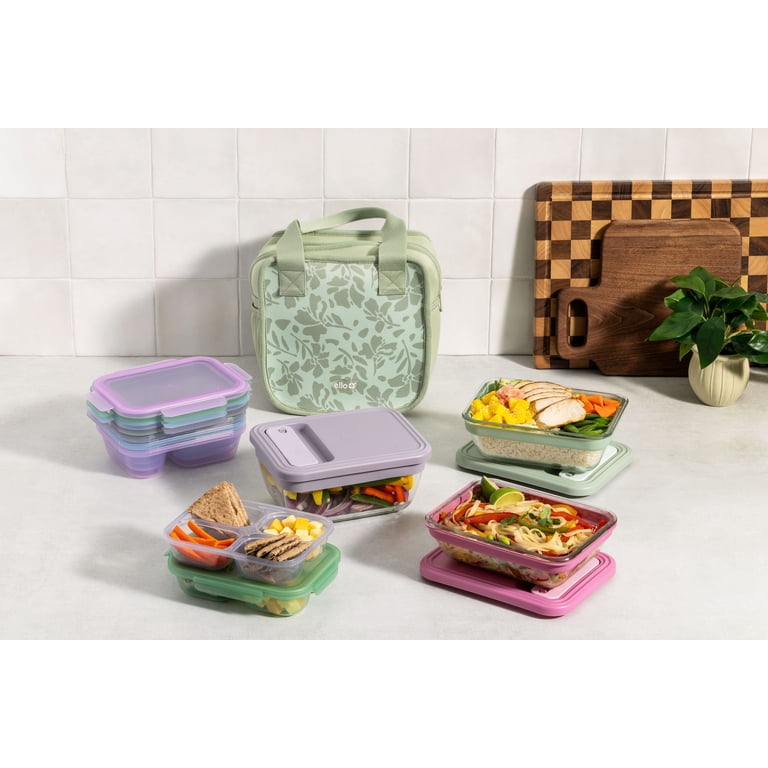 Ello Lunch Tote, Neoprene Machine Washable, Soft Sage photo 5
