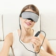 thumbnail image 3 of ziyahi Heated Eye Pad USB Cold Heating Warm Compress Steam Sleep Eye Protector for Dark Circles, Unscented, Gray, 3 of 7