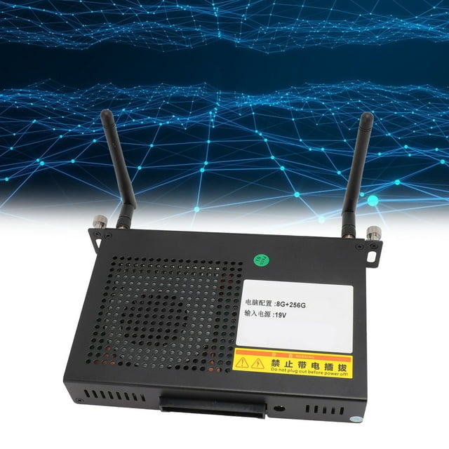 Mini PC, 8 Go DDR4 256 Go SSD Mini Ordinateur de Bureau, Processeur Mobile 12e 13e Génération Intégré Contrôle Industriel Micro PC 3840x2160@60hz Interface Multimédia HD