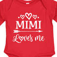 thumbnail image 4 of Inktastic Mimi Loves Me Baby Clothes Boys or Girls Long Sleeve Baby Bodysuit, 4 of 5