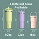 thumbnail image 5 of Vaso Hydrapeak Nomad de 950 ml con asa y tapa con pajita, acero inoxidable, 5 of 9
