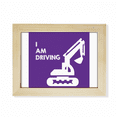 thumbnail image 1 of Excavator Driving Transfer Tool Desktop Photo Frame Picture Art Decoration Painting 6x8 inch, 1 of 3