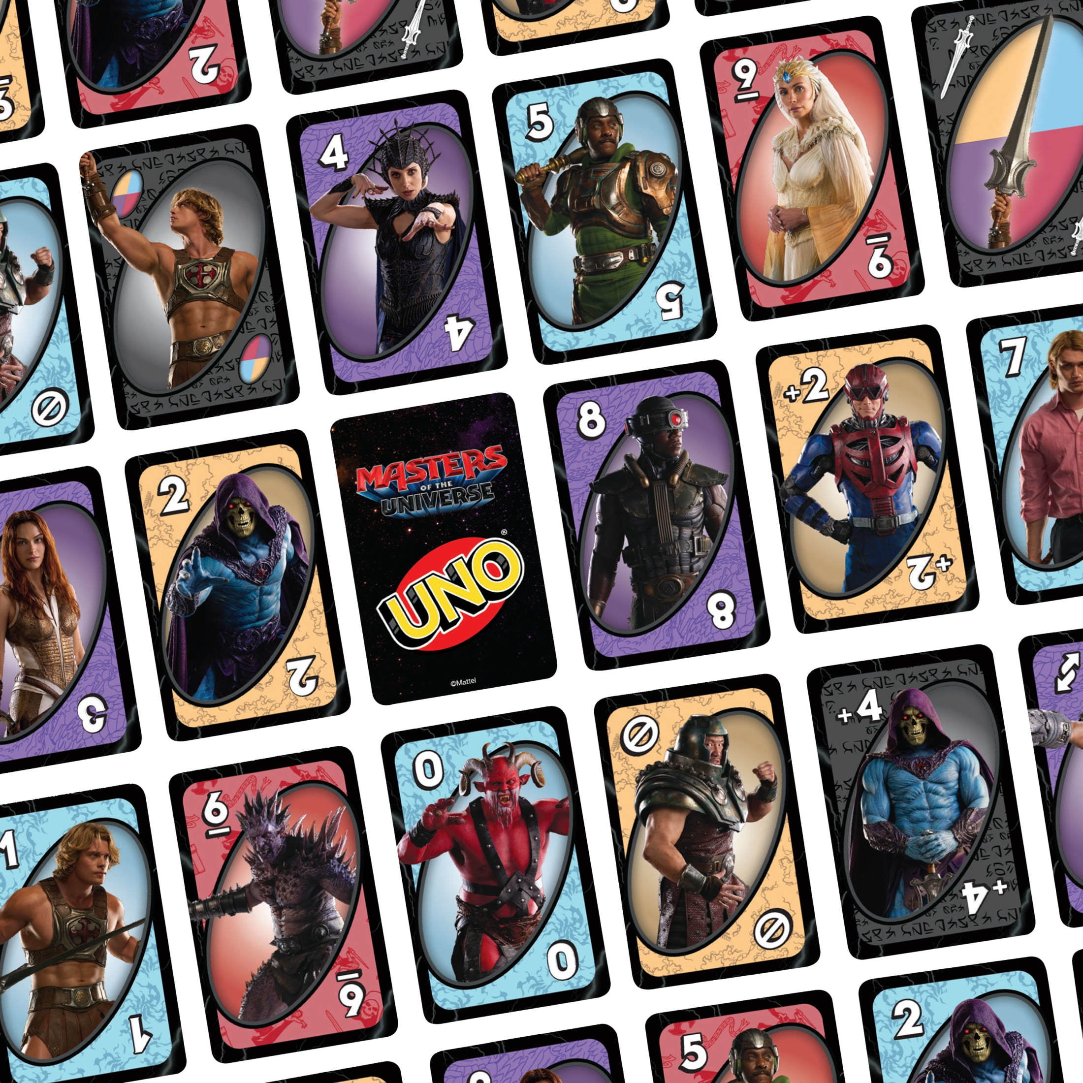 UNO Masters of the Universe Movie Card Game for Kid, Adult & Family Nights with Themed Deck