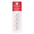 thumbnail image 1 of SINGER® Class 15 Bobbins-Plastic, Transparent, 4 pack, 1 of 4