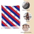 thumbnail image 6 of Pashmina Scarf French Flag Soft Lightweight Wrap & Shawl for Dresses, Weddings, Travel, All Seasons, 6 of 7