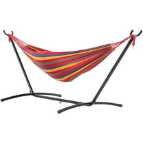 Hammock Stand With Space Saving Steel Stand Includes Carrying Case Red TM32