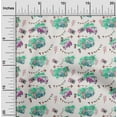 thumbnail image 1 of oneOone Polyester Lycra Sea Green Fabric Glass|Van & Camera Travel Sewing Craft Projects Fabric Prints By Yard 56 Inch Wide, 1 of 4