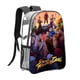thumbnail image 1 of Juego de Street Fighter Mochila transparente temática, resistente y duradera, bolsa see-through para trabajo, deporte, universidad y viaje, 31 × 43 cm, 1 of 6