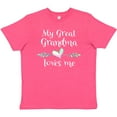 thumbnail image 3 of Inktastic My Great Grandma Loves Me- Heart Great Grandchild Youth T-Shirt, 3 of 5