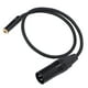 thumbnail image 2 of Cable XLR hembra de 3,5 mm a macho, evita interferencias, cable adaptador XLR estéreo de 3 pines silencioso para micrófono mezclador de 19,7 pulgadas, 2 of 12
