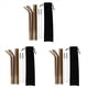 thumbnail image 1 of Pajas Reutilizables de Acero Inoxidable, Conjunto de 20 Extra 10.5 Pulgadas Pajitas de Metal con 4 Cepillos y Bolsa de Transporte,para 20 / 30Oz Vasos, Bebidas, 1 of 5