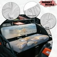 thumbnail image 6 of FKELYI Anti-Dust Mule Bench Seat Cover Backrest Cover Beach Shell Starfish Print UTV ATV Accessories Waterproof Powersports Seats Covers UTV Interior Decor, 6 of 7