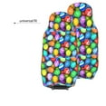 thumbnail image 6 of Honeii Colorful Easter Eggs1 Print Car Seat Covers 2 Pieces, Full Set Universal Seat Covers for Cars, Waterproof Auto Seat Protectors, 6 of 7