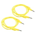 thumbnail image 4 of Cable de prueba de silicona con conector banana de 4 mm, 2 unidades, 39,4 pulgadas, 15 A, calibre 18 AWG Amarillo, 4 of 9
