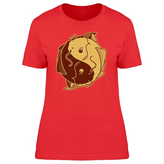 Vintage Oriental Yin Yang Symbol Tee Women's -Image by Shutterstock