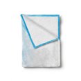 thumbnail image 2 of Abstract Soft Flannel Fleece Blanket, Abstract Artwork in Watercolor Painting Style Waves Cloudy Sky Contemporary Design, Cozy Plush for Indoor and Outdoor Use, 60" x 80", Blue White, by Ambesonne, 2 of 6