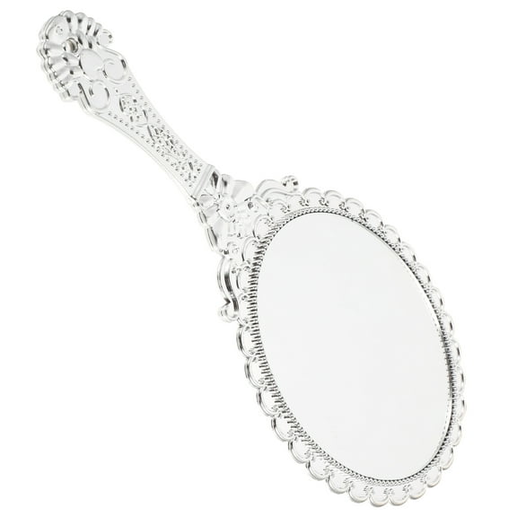 Vintage Handheld Mirror Embossed Hand Held Mirror Makeup Mirror Vanity Mirror Hand Mirror