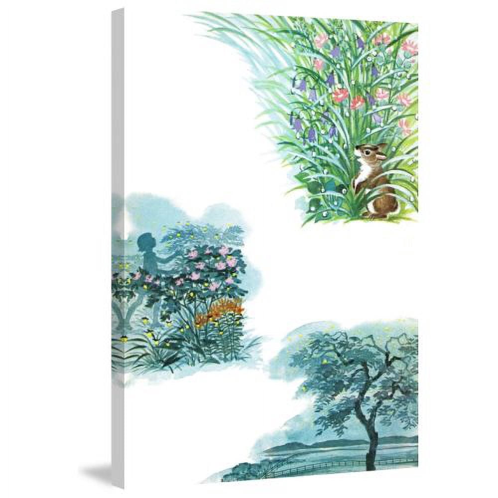 "Nature Secrets" Painting Print on Wrapped Canvas