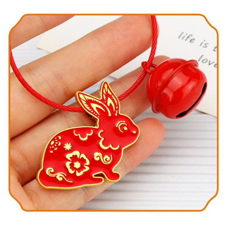 RABBIT KEYCHARM RED-