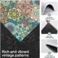 thumbnail image 3 of Multicolor Ethnic Floral Pattern Kitchen Rugs Sets Of 3,Kitchen Runner Rugs Non Skid Washable,Decorative Kitchen Floor Mats for Kitchen,Sink,Laundry,17"x30"+ 17"x47" + 17"x59", 3 of 6