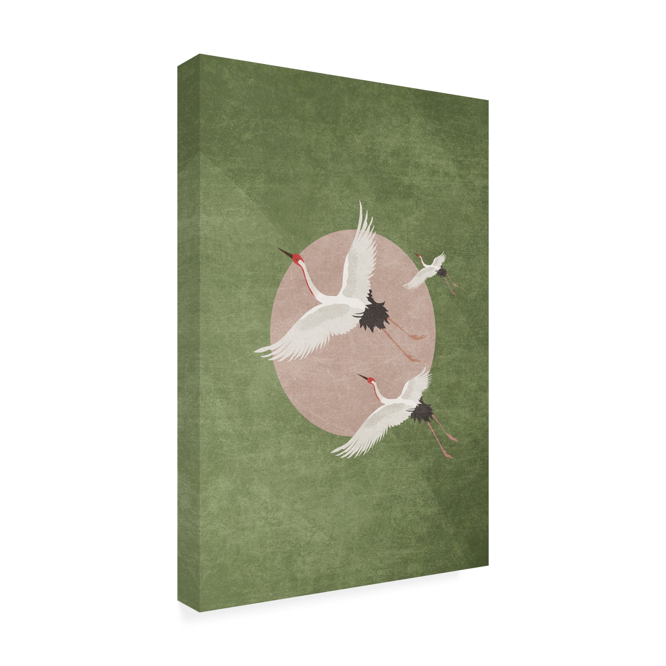 Trademark Fine Art Emel Tunaboylu  Iso A3 Forest Green Canvas Wall Art
